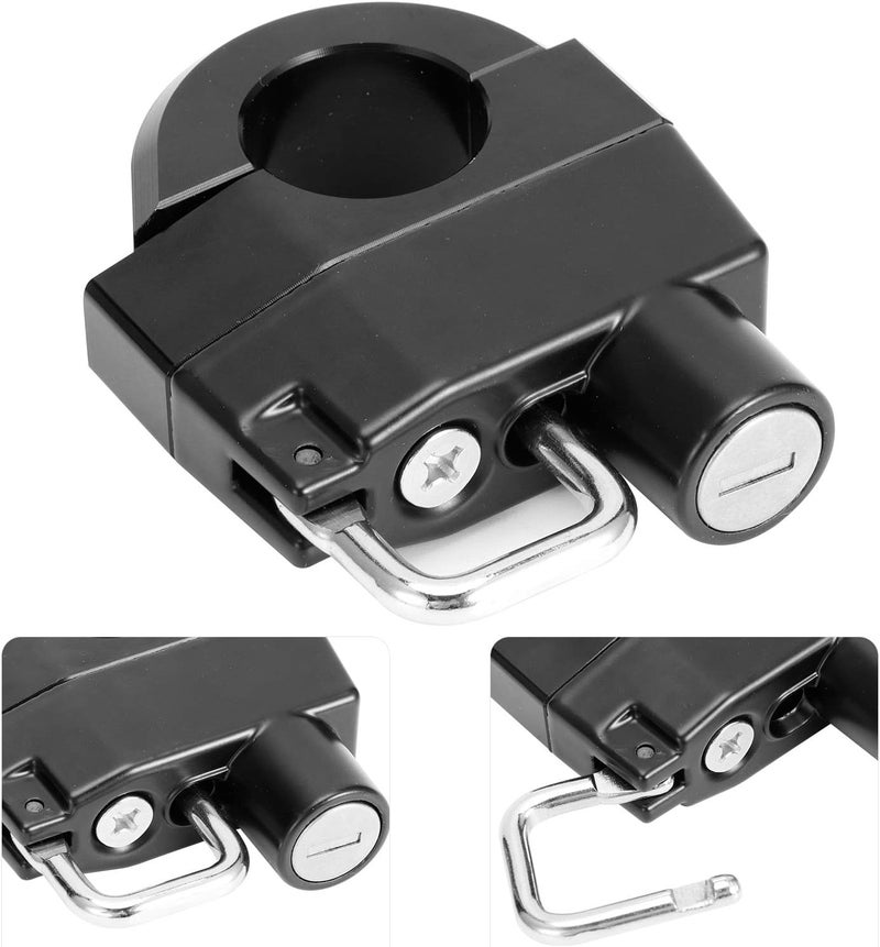 woobles Motorcycle 25mm Handlebars Helmet Lock for XL 883 1200 Anti-Theft Padlock Helmet Lock Anti-Corrosion for Outdoor Accessorie - Image 2